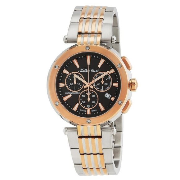 NWT Mathey-Tissot Fashion Men's Quartz Steel Authentic Watch - Picture 1 of 3
